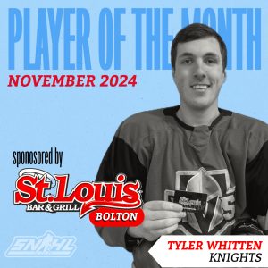 St Louis Bolton Player of the Month November